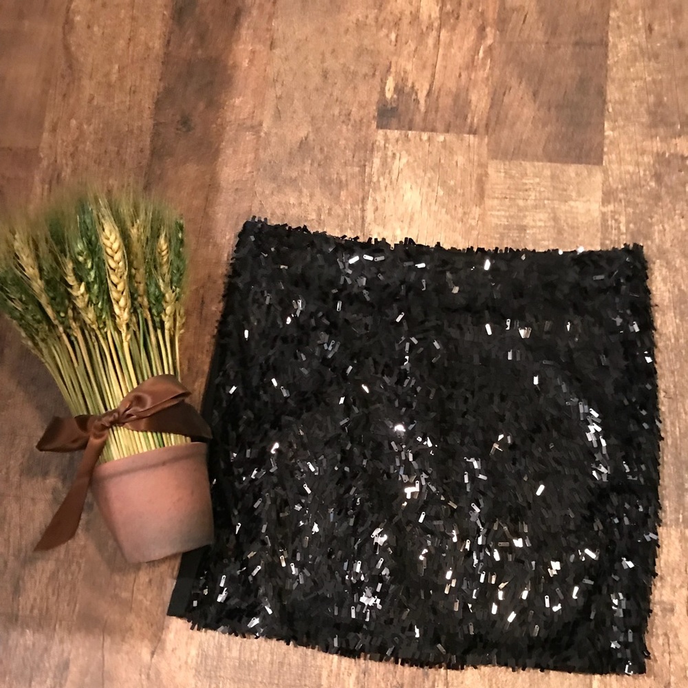 Papaya Black Sparkle Skirt💕